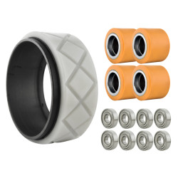 Rad- und Rollensatz für...