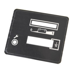 Aufkleber zur Anzeige der...